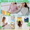 10-Set Pre Drawn Canvas Painting Kit with Easels – 5" x 7" Summer Theme Pre Printed Panels, Acrylic Paints & Brushes – DIY Craft, Beginner-Friendly, Party Favor, Home Decor (Summer Color)